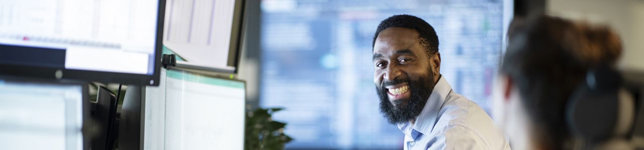 Anställda som arbetar med handel