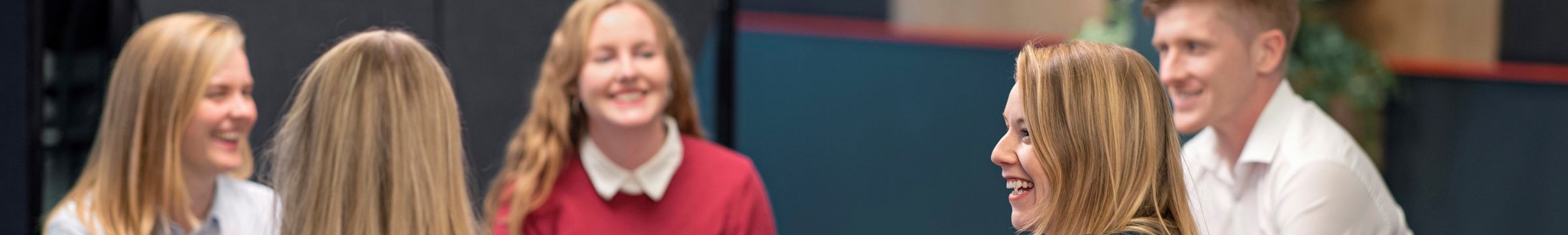 Grupp av praktikanter