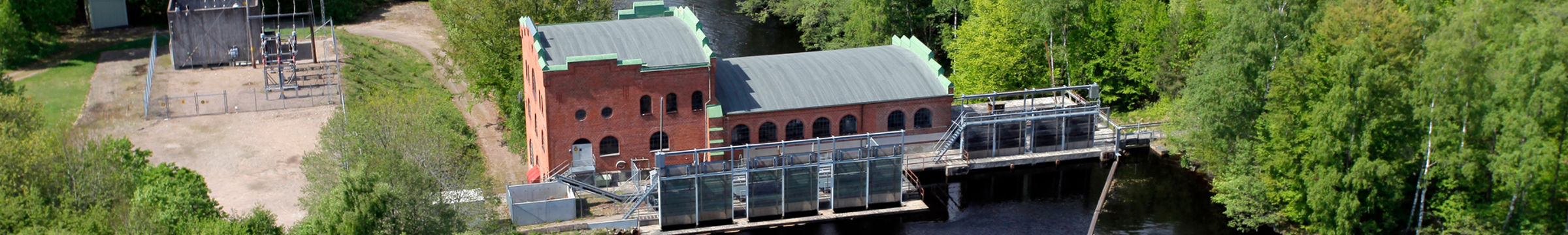Bild på Bassalt kraftstation tagen från luften.