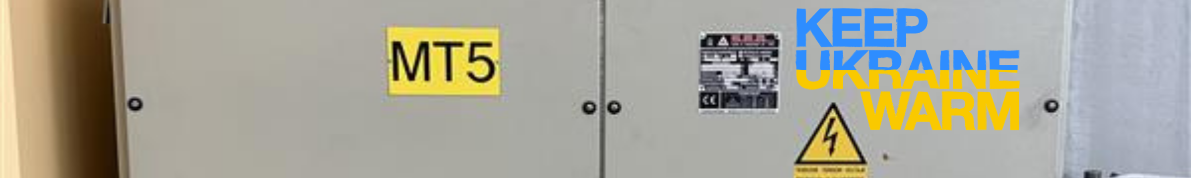 Detalj av transformatorn som Statkraft skickade till Ukraina