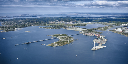 Bild över Torshamnen