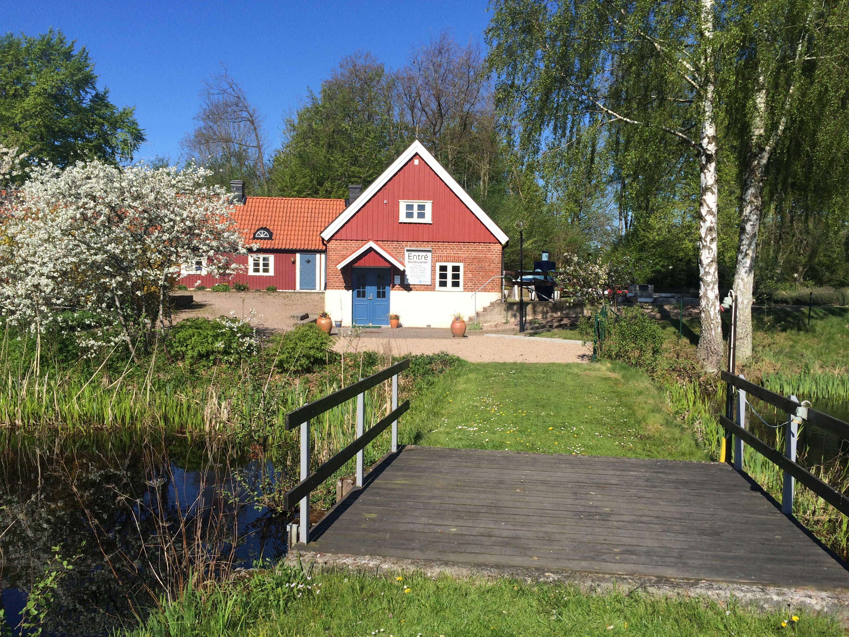 foto av entre till besökscenter